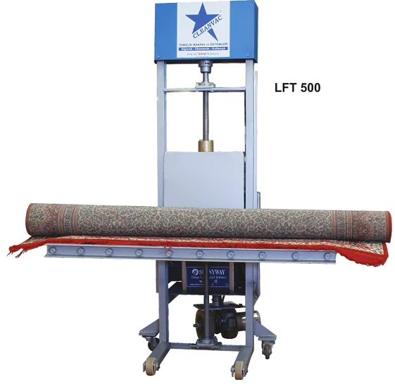 cleanvac lift500 battery powered carpet rug lift
