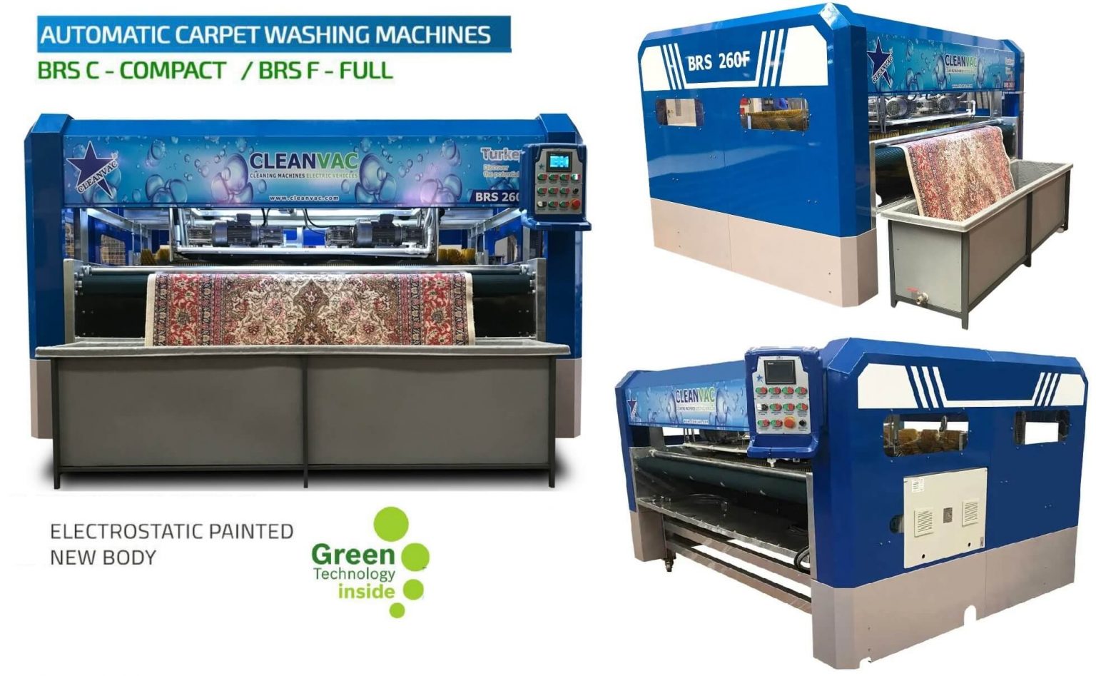 Full Automatic Carpet Washing Machine - Cleanvac
